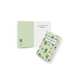 Unbe-LEAF-ably Amazing Greeting Card