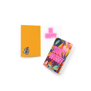 Don't Worry Be Happy Greeting Card
