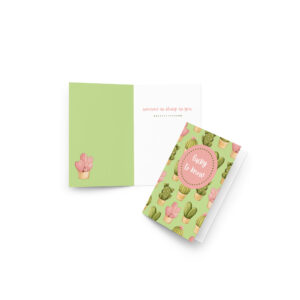 Sharp Cactus Greeting Card